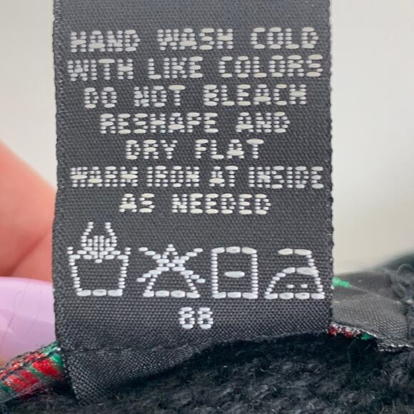 Designer Studio L Black Christmas Cardigan Pretty Sweater Zips - Picture 9 of 13